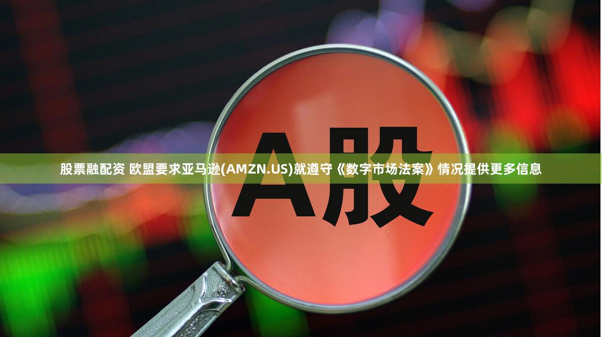 股票融配资 欧盟要求亚马逊(AMZN.US)就遵守《数字市场法案》情况提供更多信息
