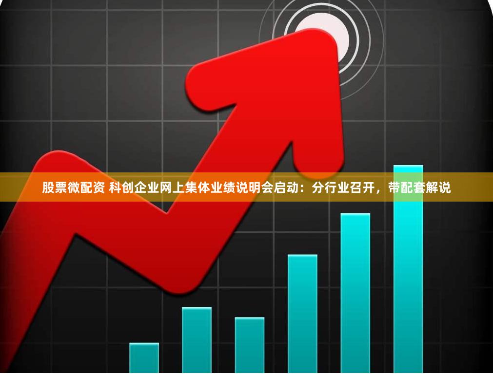 股票微配资 科创企业网上集体业绩说明会启动：分行业召开，带配套解说