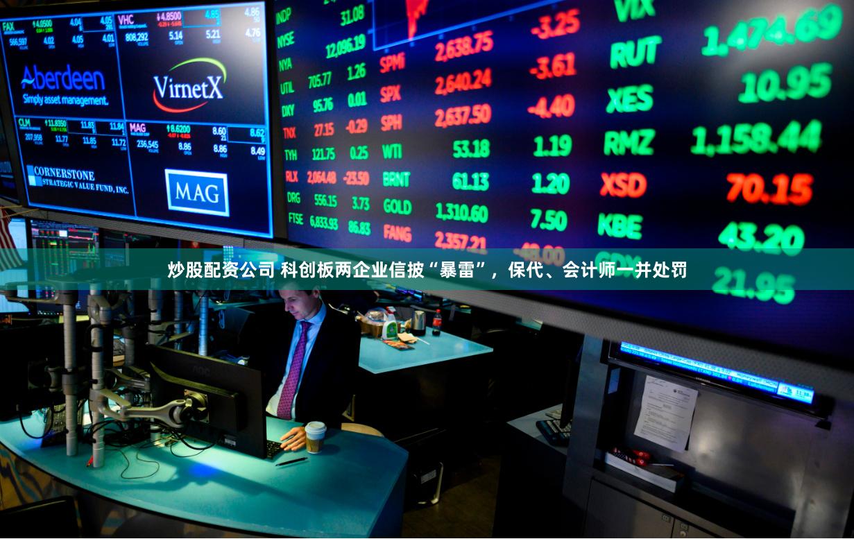 炒股配资公司 科创板两企业信披“暴雷”，保代、会计师一并处罚