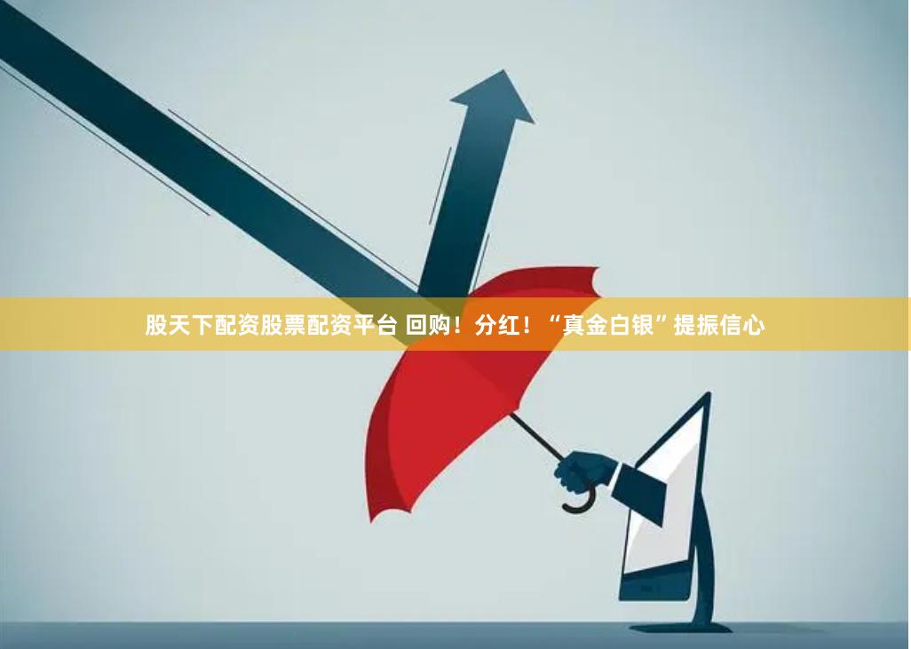 股天下配资股票配资平台 回购！分红！“真金白银”提振信心